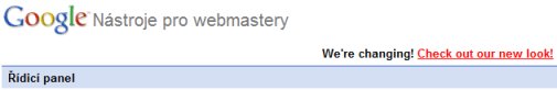 Google Webmaster Tools new design